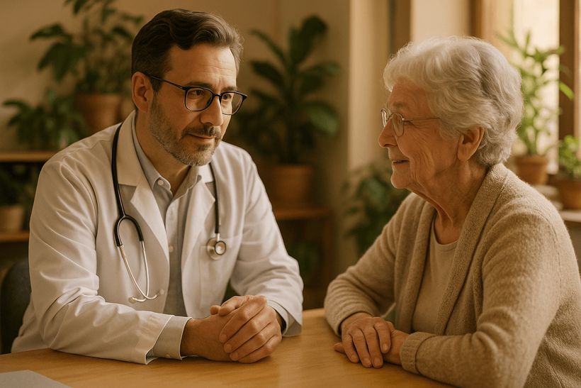 Einfühlsame Arzt-Patienten-Beratung zu Patientenverfügung